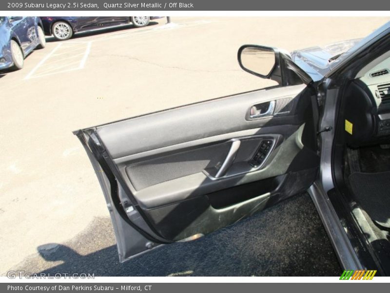 Quartz Silver Metallic / Off Black 2009 Subaru Legacy 2.5i Sedan