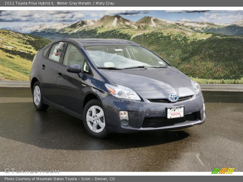 Winter Gray Metallic / Misty Gray 2011 Toyota Prius Hybrid II
