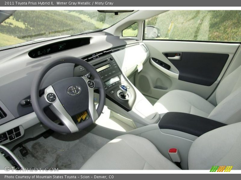 Winter Gray Metallic / Misty Gray 2011 Toyota Prius Hybrid II