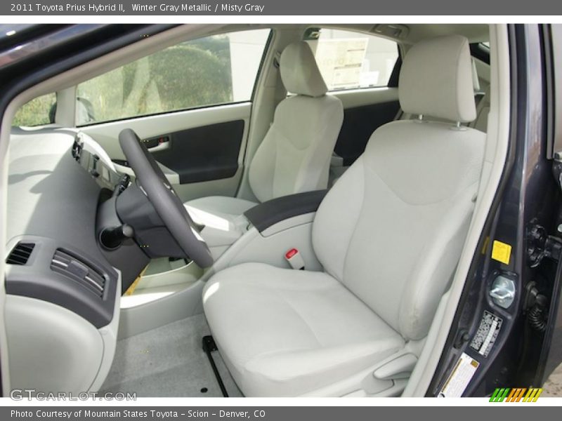 Winter Gray Metallic / Misty Gray 2011 Toyota Prius Hybrid II