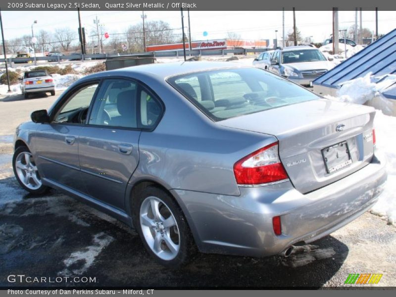 Quartz Silver Metallic / Off Black 2009 Subaru Legacy 2.5i Sedan