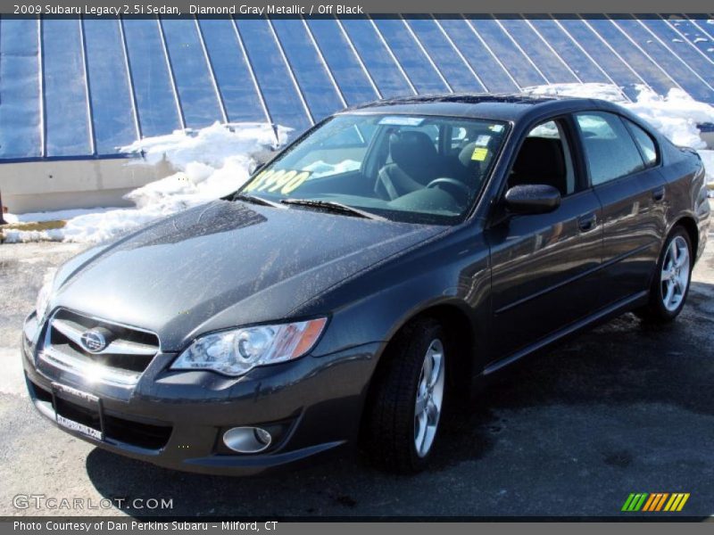 Diamond Gray Metallic / Off Black 2009 Subaru Legacy 2.5i Sedan