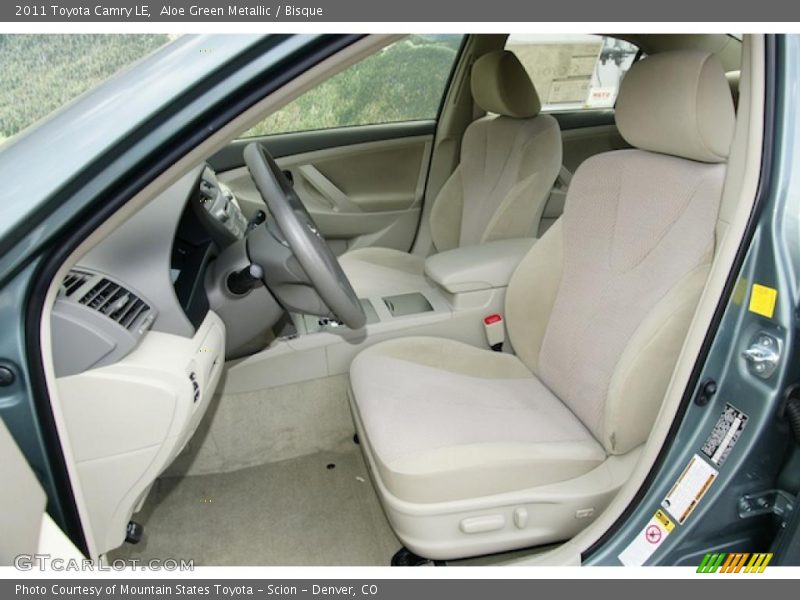 Aloe Green Metallic / Bisque 2011 Toyota Camry LE