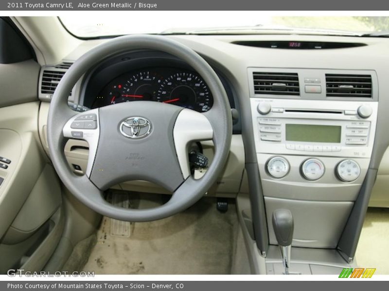 Dashboard of 2011 Camry LE
