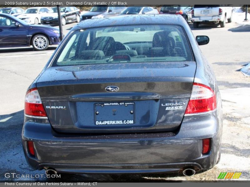 Diamond Gray Metallic / Off Black 2009 Subaru Legacy 2.5i Sedan