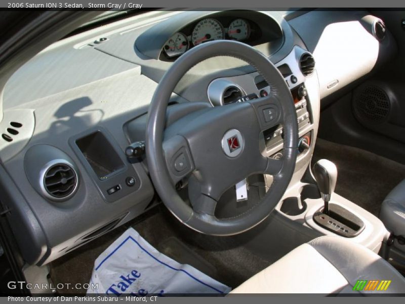 Storm Gray / Gray 2006 Saturn ION 3 Sedan
