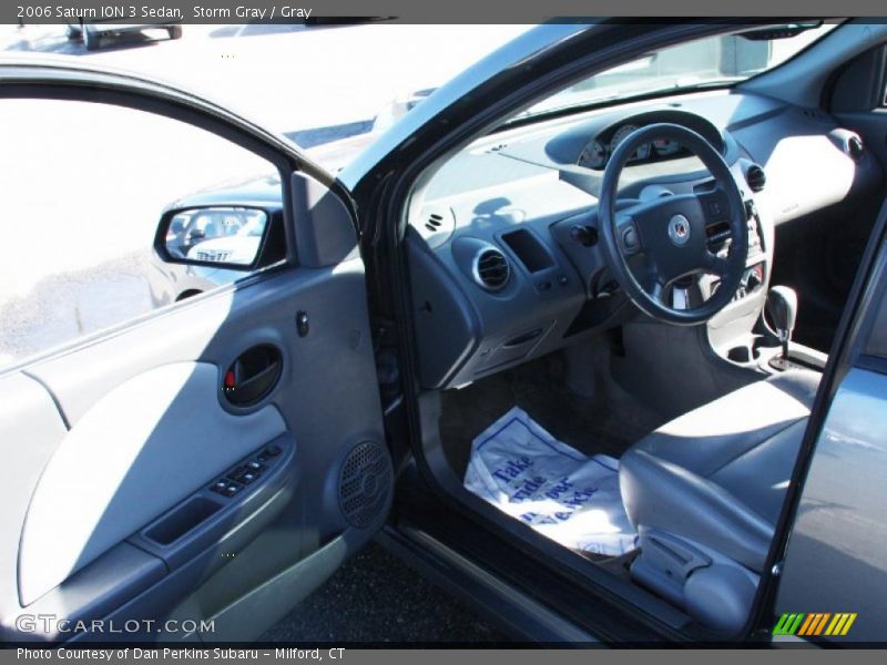 Storm Gray / Gray 2006 Saturn ION 3 Sedan
