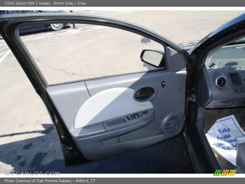 Storm Gray / Gray 2006 Saturn ION 3 Sedan