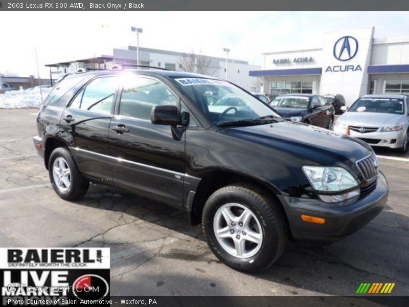 Black Onyx / Black 2003 Lexus RX 300 AWD