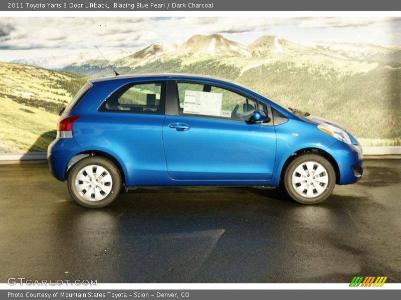  2011 Yaris 3 Door Liftback Blazing Blue Pearl