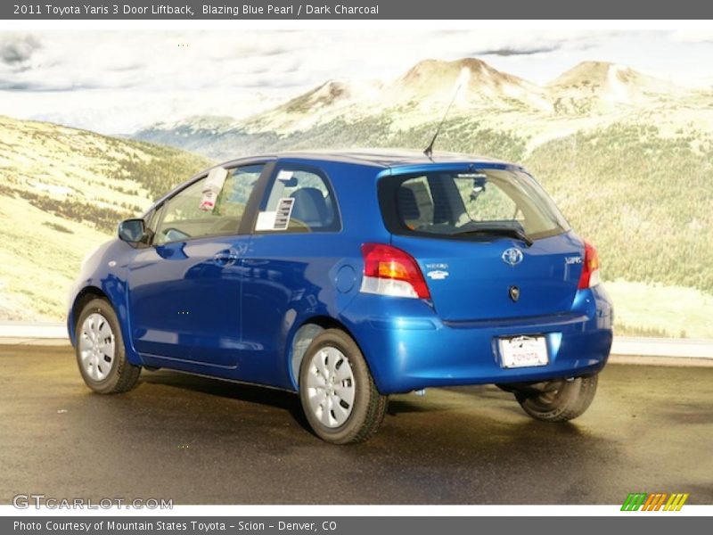  2011 Yaris 3 Door Liftback Blazing Blue Pearl