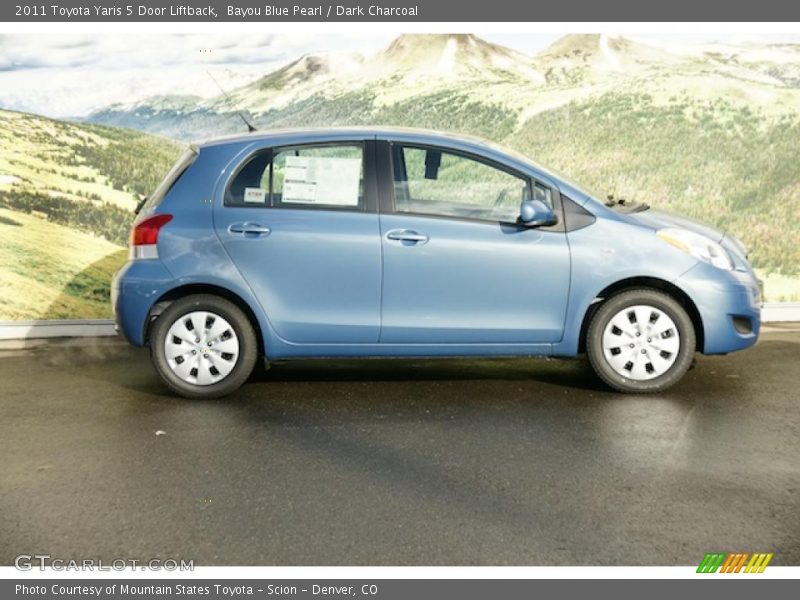  2011 Yaris 5 Door Liftback Bayou Blue Pearl