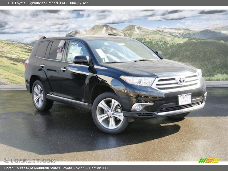 Black / Ash 2011 Toyota Highlander Limited 4WD