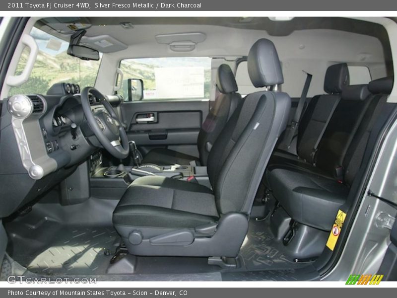  2011 FJ Cruiser 4WD Dark Charcoal Interior