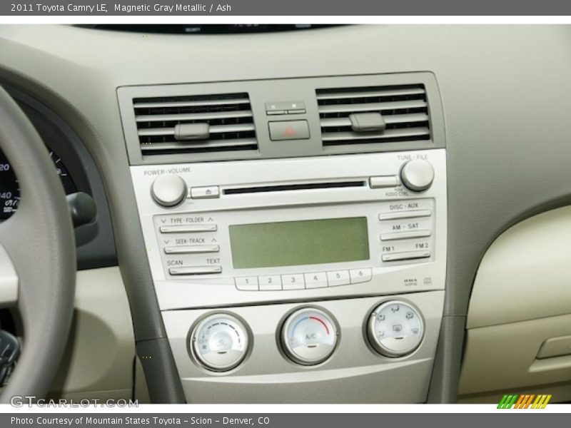 Magnetic Gray Metallic / Ash 2011 Toyota Camry LE