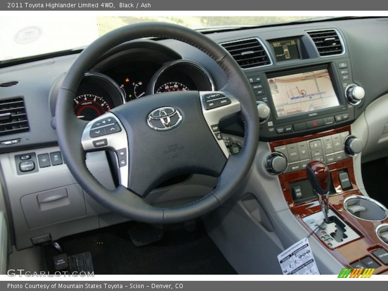 Black / Ash 2011 Toyota Highlander Limited 4WD