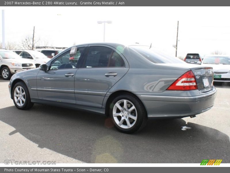 Granite Grey Metallic / Ash 2007 Mercedes-Benz C 280 4Matic Luxury