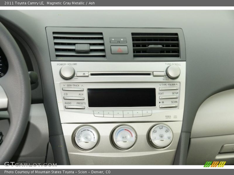 Magnetic Gray Metallic / Ash 2011 Toyota Camry LE