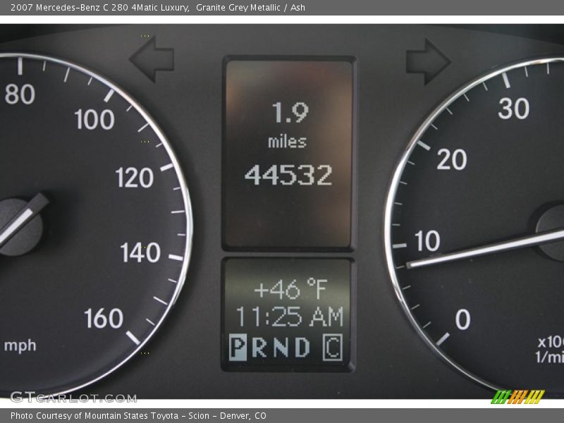 Granite Grey Metallic / Ash 2007 Mercedes-Benz C 280 4Matic Luxury