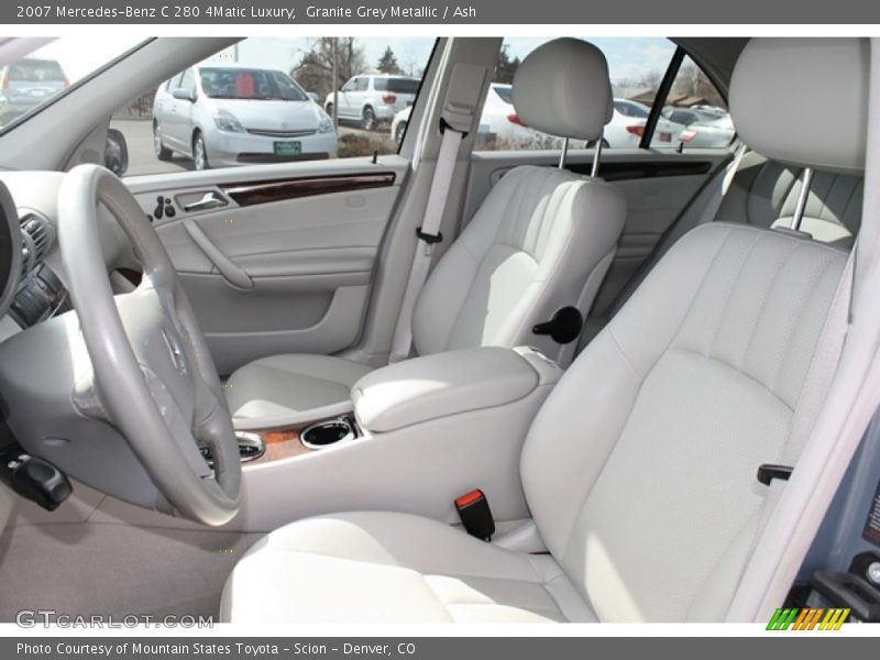 Granite Grey Metallic / Ash 2007 Mercedes-Benz C 280 4Matic Luxury