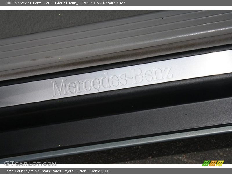 Granite Grey Metallic / Ash 2007 Mercedes-Benz C 280 4Matic Luxury