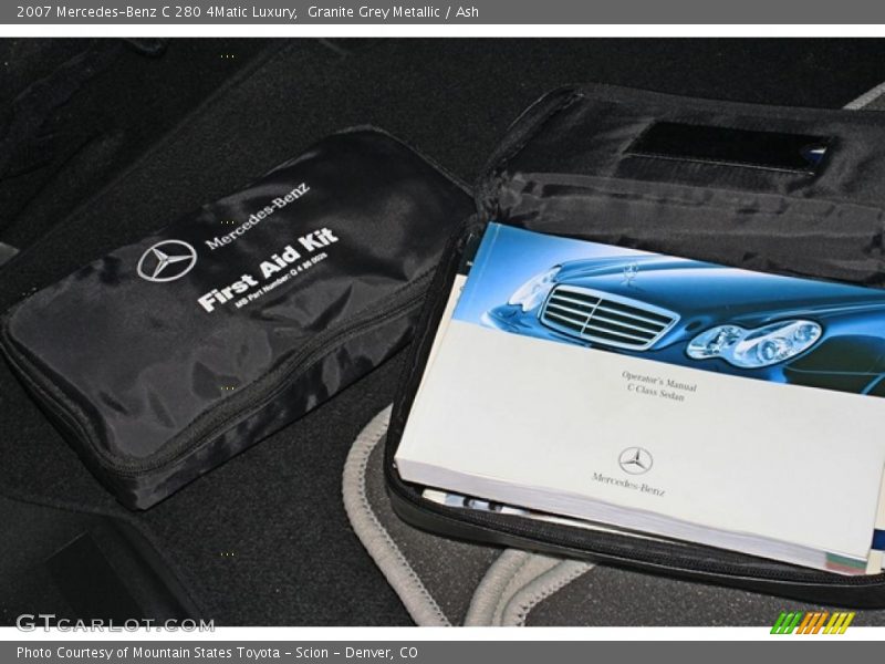 Granite Grey Metallic / Ash 2007 Mercedes-Benz C 280 4Matic Luxury