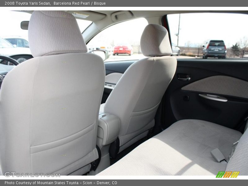 Barcelona Red Pearl / Bisque 2008 Toyota Yaris Sedan