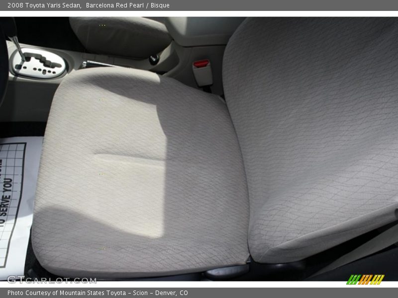 Barcelona Red Pearl / Bisque 2008 Toyota Yaris Sedan