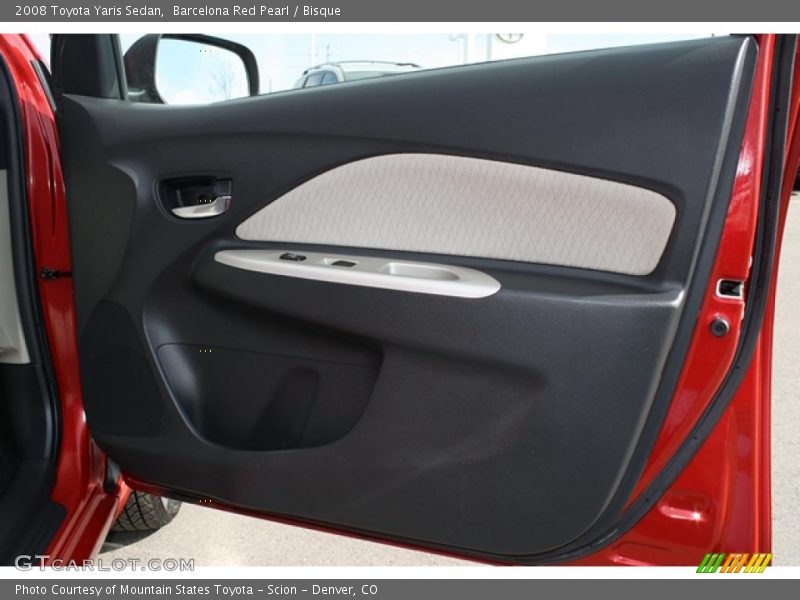 Barcelona Red Pearl / Bisque 2008 Toyota Yaris Sedan