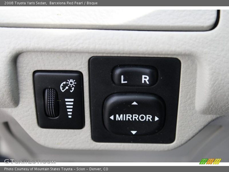 Barcelona Red Pearl / Bisque 2008 Toyota Yaris Sedan
