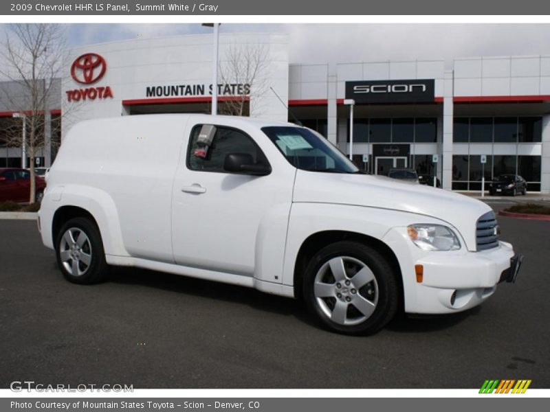 Summit White / Gray 2009 Chevrolet HHR LS Panel