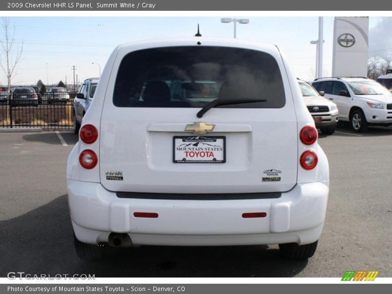 Summit White / Gray 2009 Chevrolet HHR LS Panel