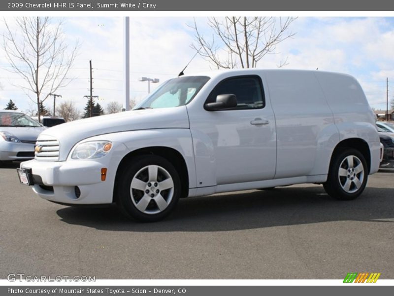 Summit White / Gray 2009 Chevrolet HHR LS Panel