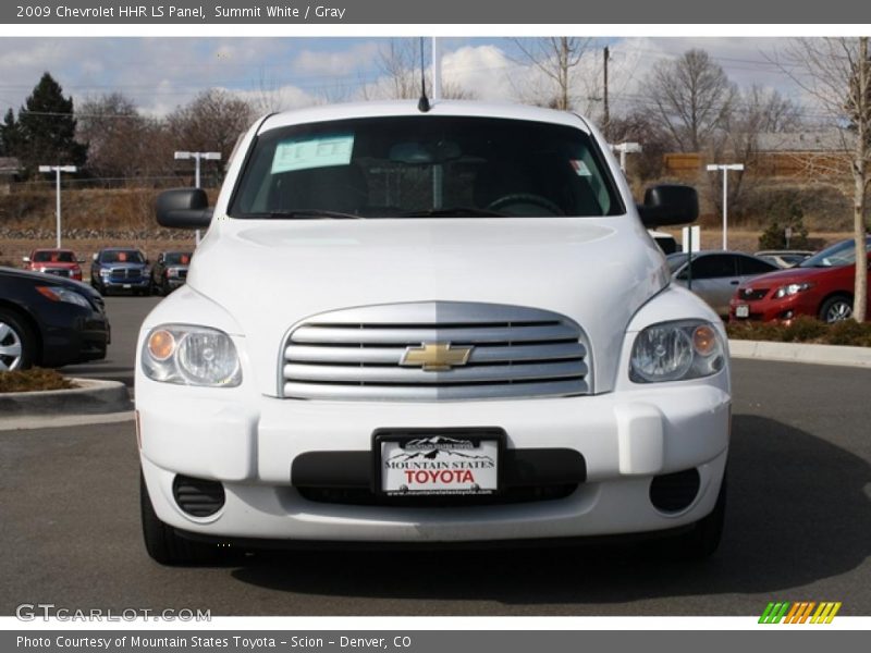 Summit White / Gray 2009 Chevrolet HHR LS Panel