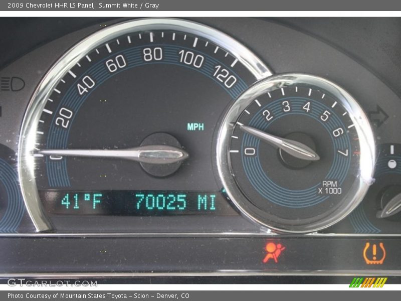 Summit White / Gray 2009 Chevrolet HHR LS Panel