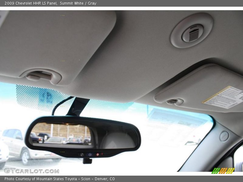 Summit White / Gray 2009 Chevrolet HHR LS Panel