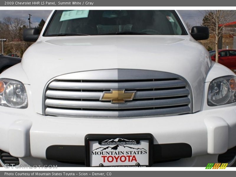 Summit White / Gray 2009 Chevrolet HHR LS Panel