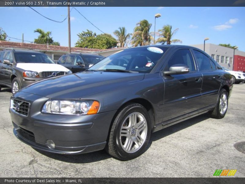 Titanium Gray Metallic / Graphite 2007 Volvo S60 2.5T