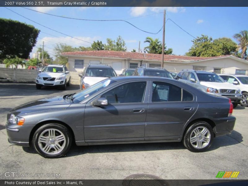 Titanium Gray Metallic / Graphite 2007 Volvo S60 2.5T