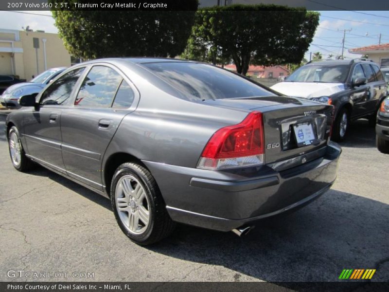 Titanium Gray Metallic / Graphite 2007 Volvo S60 2.5T