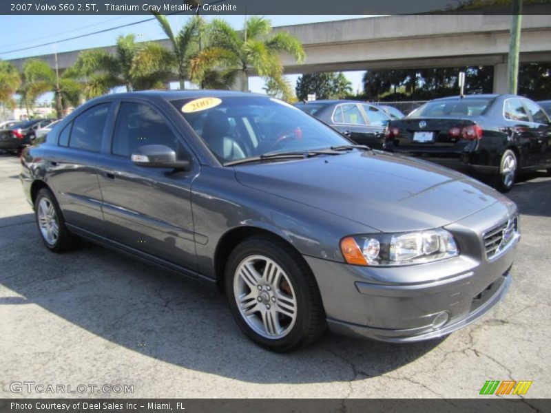 Titanium Gray Metallic / Graphite 2007 Volvo S60 2.5T