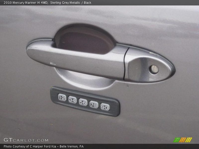 Sterling Grey Metallic / Black 2010 Mercury Mariner I4 4WD