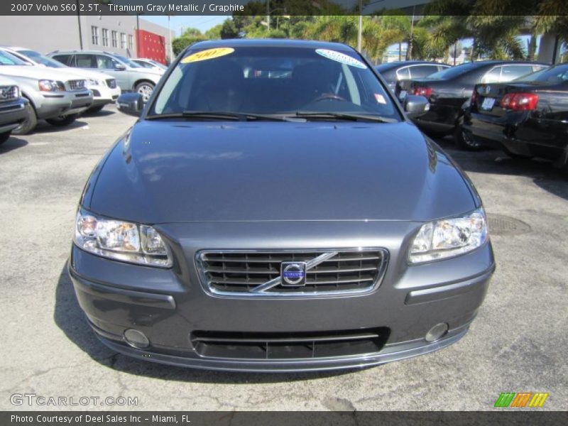 Titanium Gray Metallic / Graphite 2007 Volvo S60 2.5T