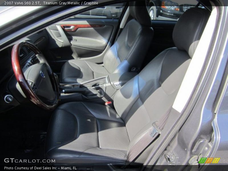 Titanium Gray Metallic / Graphite 2007 Volvo S60 2.5T