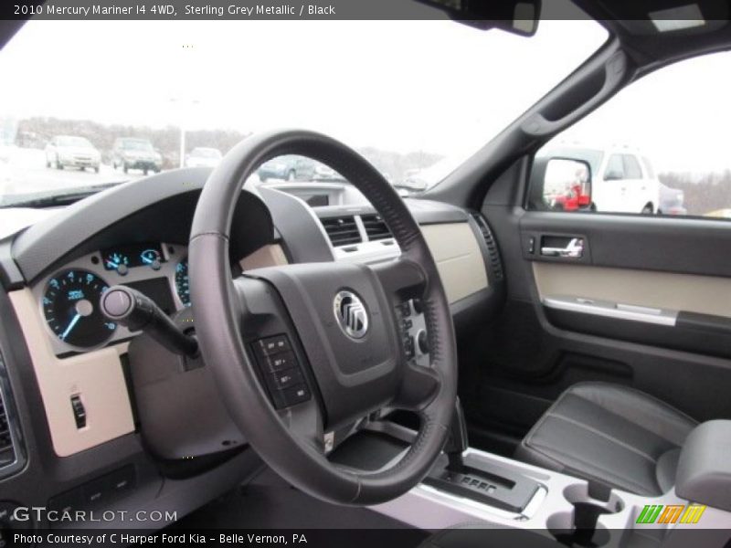 Sterling Grey Metallic / Black 2010 Mercury Mariner I4 4WD
