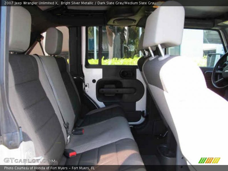 Bright Silver Metallic / Dark Slate Gray/Medium Slate Gray 2007 Jeep Wrangler Unlimited X