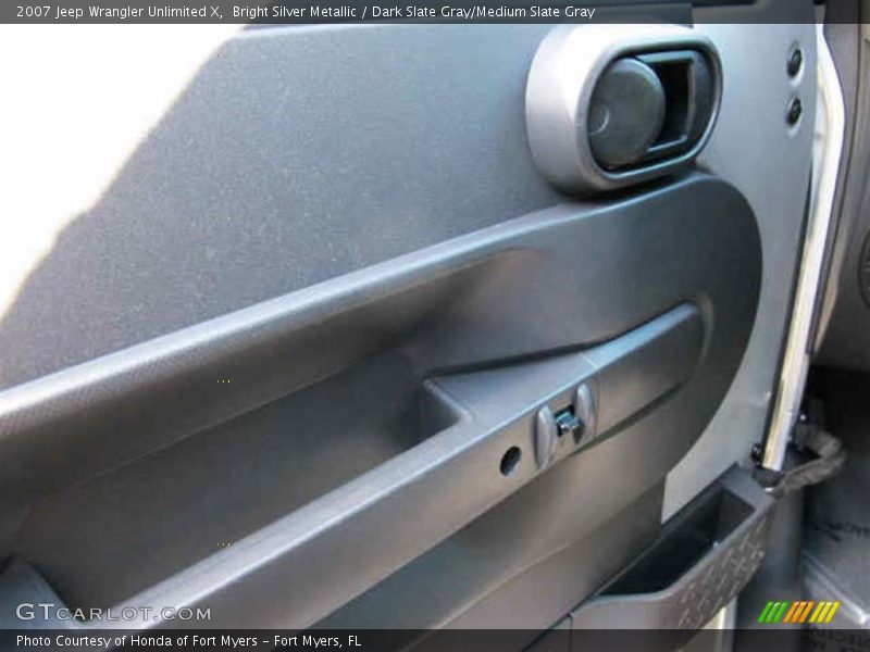 Bright Silver Metallic / Dark Slate Gray/Medium Slate Gray 2007 Jeep Wrangler Unlimited X