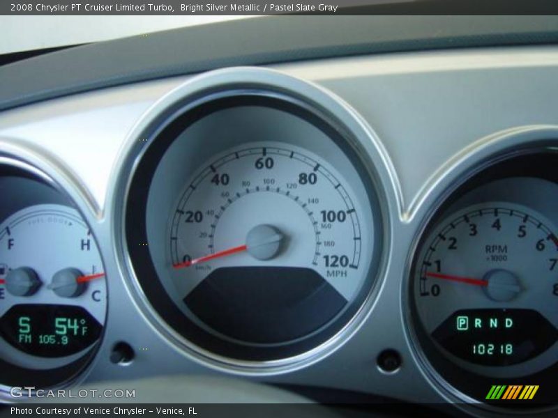 Bright Silver Metallic / Pastel Slate Gray 2008 Chrysler PT Cruiser Limited Turbo