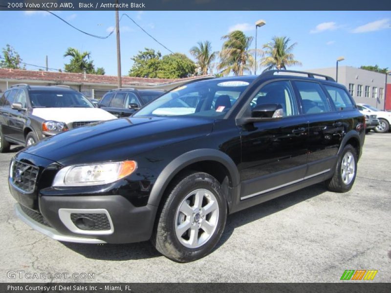 Black / Anthracite Black 2008 Volvo XC70 AWD