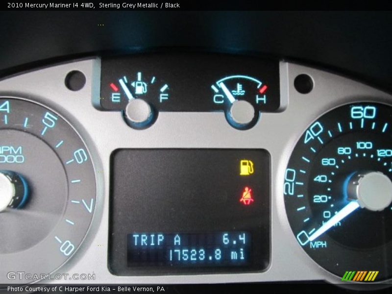 Sterling Grey Metallic / Black 2010 Mercury Mariner I4 4WD